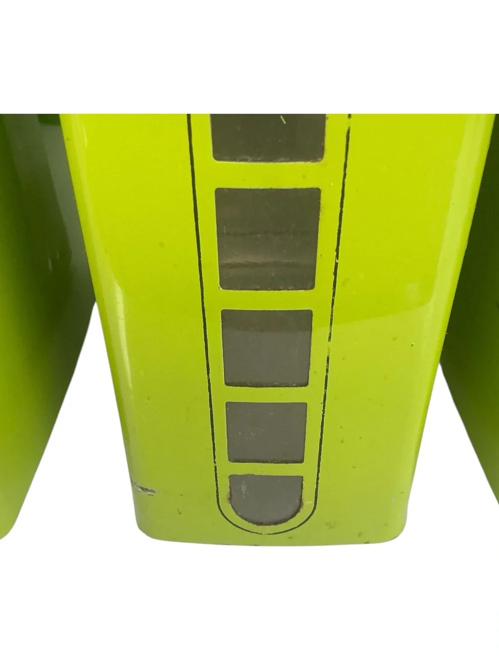 Vintage 1960s avocado green Lincoln Beautyware Cannister Set of 4 USA